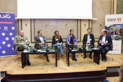 Perz (Holding Graz), Behensky (FH Campus Wien), Daume-Schlesinger (Siemens), Unterlerchner (ÖBB Infra), Schröckelsberger (Bosch), Rohracher (GSV)