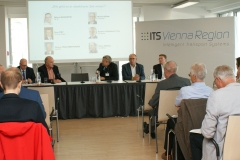 Pracherstorfer (Land NÖ), Kronawitter (ITS Schweiz), Fiby (ITS Vienna Region), Böhm (AustriaTech), Augustin (Wien)
