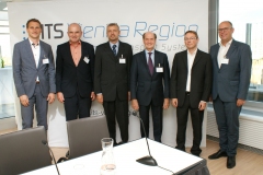 Danninger (Land NÖ), Kronawitter (ITS Schweiz), Fiby (ITS Vienna Region), Rohracher (GSV), Augustin (Stadt Wien), Böhm (AustriaTech)