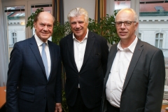 Rohracher (GSV), Hertz (ÖAMTC), Haslehner (Land Burgenland)
