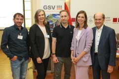 Watzenig (Virtual Vehicle), Zipperer (VOR), Janowicz (Uni Wien), Lippert (Microsoft Austria), Rohracher (GSV)