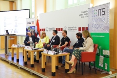 Rohracher (GSV), Erhart (ITS Vienna Region), Hollos (WLB), Janowicz (Universität Wien), Watzenig (Virtual Vehicle), Wilfinger (CWX Management)