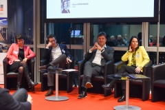 Zöchling (ORF), Buchner (Magna Steyr), Racz (Yunex und GSV), Skerbinz (Siemens Mobility)