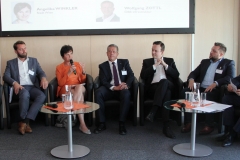Friehmelt (FH Joanneum), Piber (Austro Control), Winkler (Stadt Wien), Zottl (ÖBB), Perotti (FACC), Elias (Wien Energie), Rohracher (GSV)