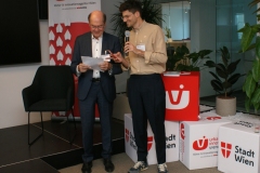 Verlosung des BMM-Buches: Rohracher (GSV) und Nocker (UIV)