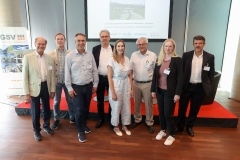 Schweizer Delegation mit Rohracher (GSV): Heimgartner (Lumisera), Brenner (Siemens), Müller (Avenir Mobilite), Rüedi (Centre Patronal),  Fluri (Avenir Mobilite), Pirkelbauer (ASTRA), Biaggio (ASTRA)© Katharina Schiffl