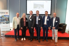 Rohracher (GSV), Pirkelbauer (ASTRA), Molin (BMK), Deuber (SBB), Trausmuth (ÖBB Infrastruktur), Reznicek (Kapsch TrafficCom)  © Katharina Schiffl